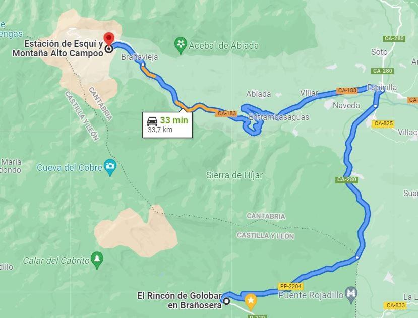 El Rincon De Golobar En Branosera Екстериор снимка